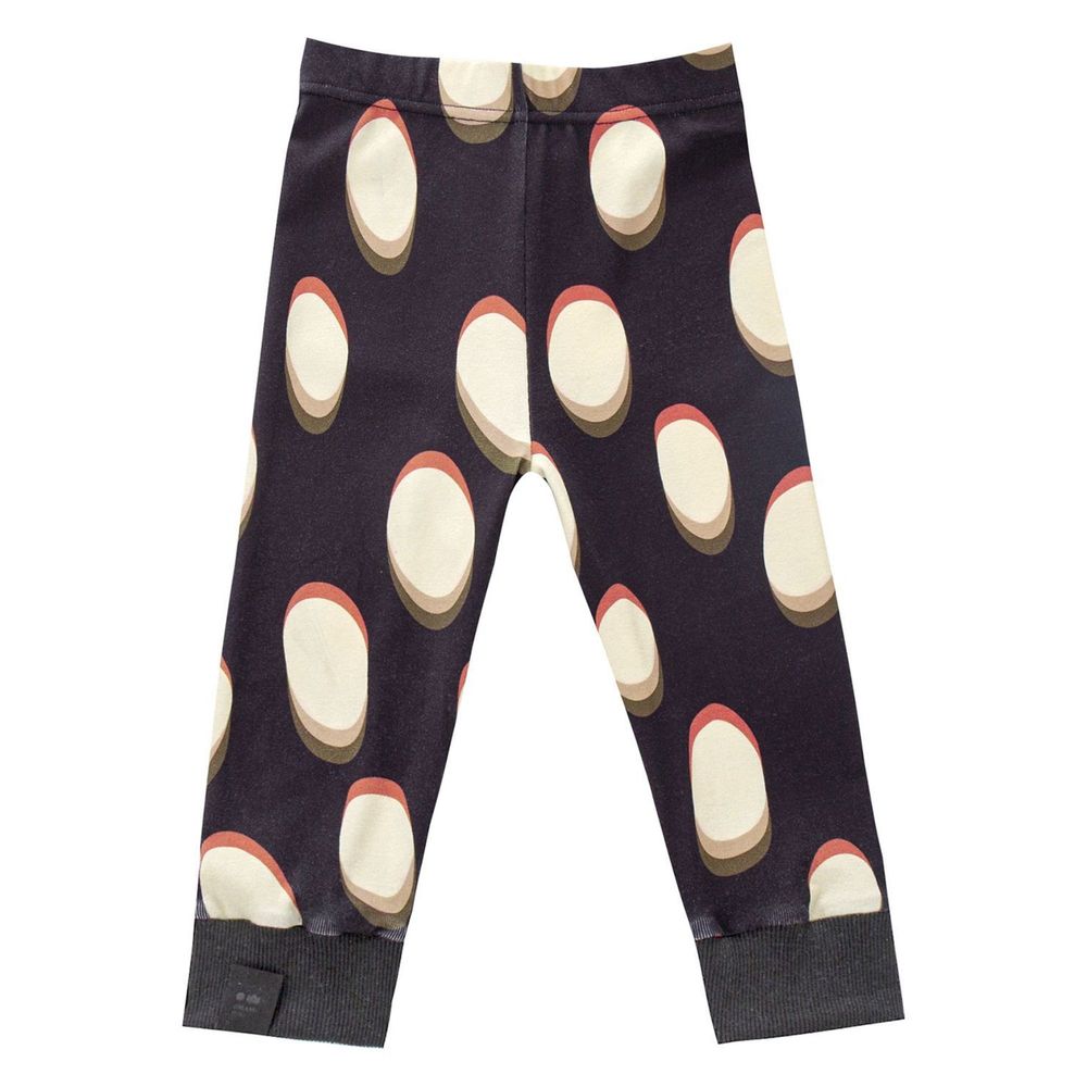 Omamimini Girls Jersey Leggings With Rib Cuff